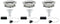Paulmann Nova Plus - LED-Inbouwspots - Dimbaar - GU10 - Geborsteld staal (set van 3)