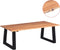 vidaXL - Salontafel - massief - acaciahout - 110x60x40 - cm