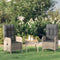 vidaXL - Tuinstoelen - 2 - st - poly - rattan - grijs