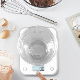 Tefal Optiss BC50U0 - Digitale Keukenweegschaal - Wit