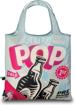 Punta Shopper Sodapop Dames 12 Liter Polyester Blauw/roze