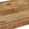 vidaXL - Bank - 100x35x45 - cm - Massief - Ruw - Hout - Mango