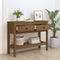vidaXL - Wandtafel - 100x35x75 - cm - massief - grenenhout - honingbruin