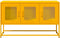 vidaXL - Tv-meubel - 100,5x39x60,5 - cm - koudgewalst - staal - mosterdgeel