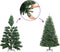 vidaXL - Kunstkerstboom - Halfrond - 240 cm - PVC - Roze