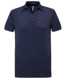 Profuomo Poloshirt PCVJ10001 - Regular fit - 100% katoen - Navy - maat L