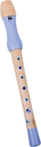Mamamemo Houten Fluit 32,4 X 3,2 Cm Blauw