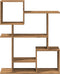 vidaXL - Kamerscherm - / - boekenkast - 92x29x112 - cm - hout - artisanaal - eiken