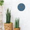 TFA Dostmann 60.3054.06 - Wandklok - Analoog - Rustig loopwerk - Houtlook - Hout - MDF - Duif Blauw - Bruin - 30 cm ø