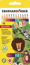 Eberhard Faber kleurpotloden - Colori - etui à 12 stuks - assorti kleuren - houtvrij - EF-514812