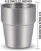 Roestvrij stalen bekers Set van 4 Dubbele Muur Geïsoleerde Metalen Cups Stapelbaar en Onbreekbaar Drinkbekers Randloze Zweetvrije Bier Tumbler voor Cocktails Koffie Thee Smoothies