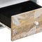 vidaXL - Nachtkastje - 40x33x46 - cm - massief - mangohout