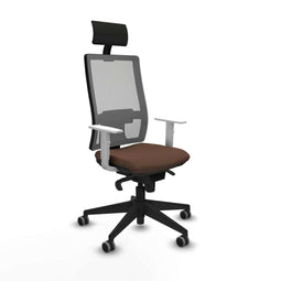 Bureaustoel met hoofdsteun Piqueras y Crespo 4B066G1 Donkerbruin