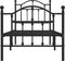 vidaXL - Bedframe - met - hoofd- - en - voeteneinde - metaal - zwart - 75x190 - cm