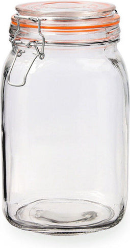 Glazen pot Quid New Canette Transparant Glas (1,5L) (Pack 6x)