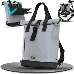 MIVELO Fietstas & Rugzak – Waterafstotend & 22 liter – Reflecterend