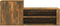 vidaXL - Schoenenkast - 130x35x54 - cm - bewerkt - hout - gerookt - eikenkleurig