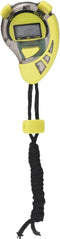 Sport stopwatch geel/zwart - Timer - Spatwater dicht