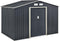 Juskys XL Metalen Tuinhuis - Tuinschuur - 277 × 191 × 192 cm - Antraciet