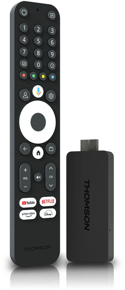 Thomson Streaming Stick 145 - Streaming Stick - 8GB - 4K Ultra HD - Google TV™