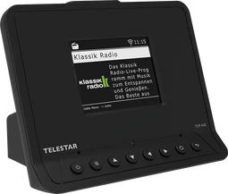 Telestar TOP 400 - DAB+ Internetradio Bluetooth 5.3 WiFi - zwart