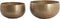 Light & Living - Schaal YARO - Ø53x28.5cm - Goud - Set van 2