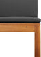 vidaXL - Tuinstoelen - zonder - Armleuningen - met - Kussens - - - Set - van - 2 - - - Massief - Acaciahout