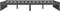 vidaXL - Bedframe - massief - hout - grijs - 140x190 - cm