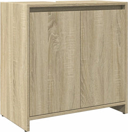 vidaXL - Wastafelkast - 60x33x60 - cm - bewerkt - hout - sonoma - eikenkleurig
