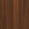 vidaXL - Schoenenkast - 63x24x147 - cm - bewerkt - hout - bruin - eikenkleur