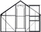 vidaXL - Tuinkas - 4,75 - m² - aluminium - antracietkleurig