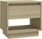 vidaXL - Nachtkastje - 45x34x44 - cm - bewerkt - hout - sonoma - eikenkleurig