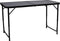 Abbey Camp Campingtafel 120x60 cm - Opvouwbaar - Verstelbaar 54-69 cm - Grijs