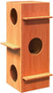 vidaXL - Kattenhuis - 43x43x90 - cm - massief - grenenhout - wit