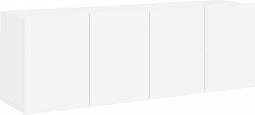 vidaXL - Tv-meubels - 2 - st - wandgemonteerd - 60x30x41 - cm - wit