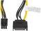 Lanberg - Lanberg SATA male naar PCI express male 20 cm voedingskabel