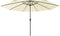 vidaXL - Parasol - met - LED-verlichting - 400 - cm - zandkleurig