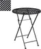 Mica Decorations Rowan Tafel - H71 x Ø58 cm - Ijzer - Zwart