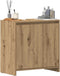 vidaXL - Wastafelkast - 60x33x60 - cm - bewerkt - hout - artisanaal - eikenkleurig