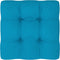 vidaXL - Palletkussen - 80x80x12 - cm - stof - blauw