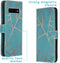 iMoshion Hoesje Geschikt voor Samsung Galaxy S10 Hoesje Met Pasjeshouder - iMoshion Design Softcase Bookcase - Goud / Meerkleurig / Blauw / Blue Graphic