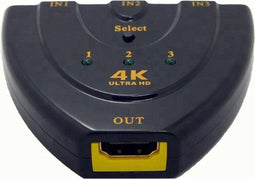 Garpex® HDMI Switch - Splitter - 3 Poorts - HDTV 1080P - Zwart