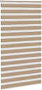 vidaXL - Zebra - Blind - 120x200 - cm - stofbreedte - 115,9 - cm - polyester - zandbruin