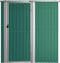 vidaXL - Tuinschuur - 180,5x97x209,5 - cm - gegalvaniseerd - staal - groen
