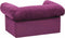 vidaXL - Hondenbank - met - lade - 75x50x38 - cm - pluche - bordeauxrood