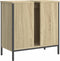 vidaXL - Wastafelkast - 60x30x60 - cm - bewerkt - hout - sonoma - eikenkleurig