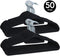 Infinity Goods 50 - Kledinghangers - Fluweel - Anti-Slip - Zwart