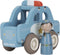 Little Dutch LD2531 - Houten Politiewagen - Rubberen wielen - Blauw