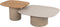 Demi set loungetafels 50x60 cm en 70x80 cm latte Taste 4SO