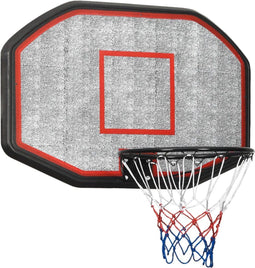vidaXL Basketbalbord 109x71x3 cm polyetheen zwart
